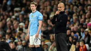 Pep Guardiola denies rumours of a rift with Kevin De Bruyne