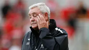 Steve Bruce left frustrated by Blackpool’s first-half display in FA Cup exit