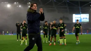 Thomas Frank unhappy with officials in game with Brighton