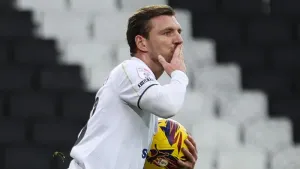 Alex Gilbey’s late goal gives MK Dons victory and means heartbreak for Harrogate