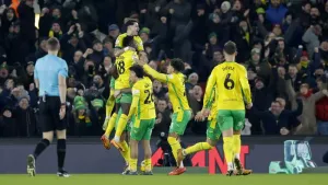 Amankwah Forson nets twice in added time to help Norwich stun Coventry