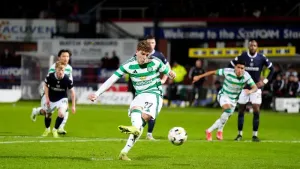 Arne Engels denies Dundee at the death as Celtic salvage point