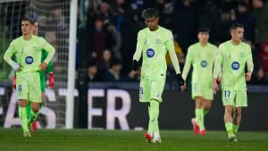 Barcelona stumble again as lowly Getafe grab point