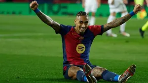 Barcelona thrash Valencia to stay in touch with LaLiga leaders Real Madrid