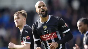 David McGoldrick’s double earns Notts County victory against Swindon