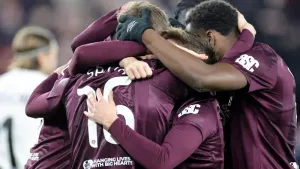 Elton Kabangu nets second-half brace as Hearts claim cup comeback win at Brechin