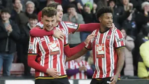Harrison Burrows’ brace sends Sheffield United back to the summit
