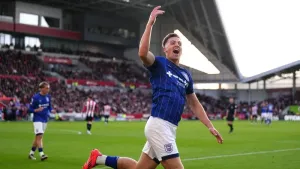 He’s doing really well – Pep Guardiola pleased to see Liam Delap star at Ipswich