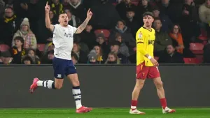 Milutin Osmajic fires Preston to victory at Watford