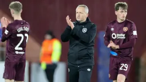 Neil Critchley and Hearts lifted after back-to-back wins