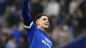New Cardiff forward Yousef Salech denies Millwall at the death