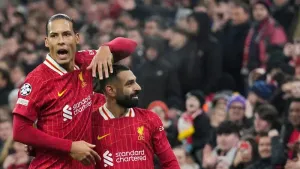 Virgil van Dijk says praise from opponents shows Liverpool ‘on the right track’