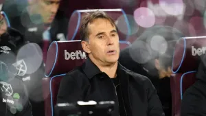 Julen Lopetegui has been axed by West Ham (Adam Davy/PA)