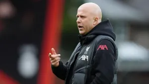 Arne Slot is only concerned with Liverpool’s form in the Premier League (John Walton/PA)