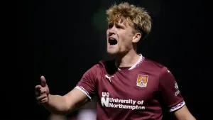 Cameron McGeehan header guides Northampton to win at Mansfield