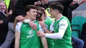 Celtic suffer European hangover as Josh Campbell fires Hibernian to victory