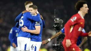 James Tarkowski says late Merseyside derby goal made up for ‘tough weekend’