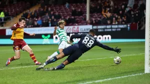 Jota makes goalscoring return as Celtic beat managerless Motherwell