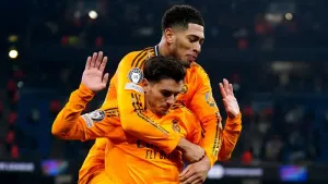Jude Bellingham’s late strike rocks Man City as Real Madrid take first-leg lead