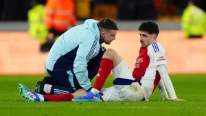 Kai Havertz could add to Arsenal’s injury headaches