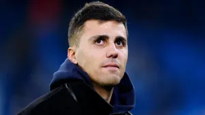 Manchester City midfielder Rodri returns to training after serious knee injury