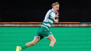 Shamrock teenager Michael Noonan sets record with debut winner against Molde