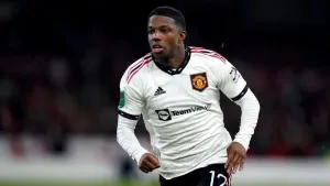 Manchester United’s Tyrell Malacia has joined PSV Eindhoven on loan (Mike Egerton/PA)