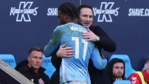 Coventry boss Frank Lampard hails hat-trick hero Haji Wright