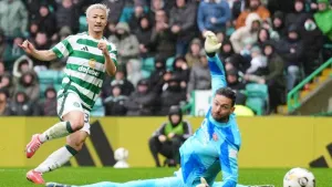 Daizen Maeda brace helps Celtic to comfortable win over Hearts