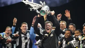 Eddie Howe ‘hungry for more’ silverware as he celebrates Newcastle’s success