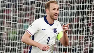 England’s Harry Kane into top 20 men’s international scorers with Latvia goal