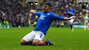 Hamza Igamane hammers in late goal as Rangers win thrilling Old Firm derby