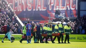 Jean-Philippe Mateta in hospital with head injury after ‘reckless challenge’