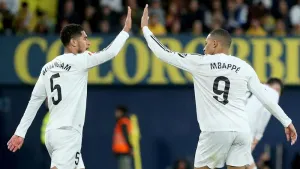 Kylian Mbappe’s first-half brace seals comeback win as Real Madrid go top