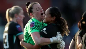 Liverpool (pictured) upset Arsenal to reach the semi-finals of the Women’s FA Cup (Rhianna Chadwick/PA)