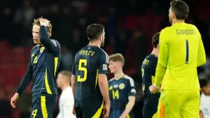 Monday’s briefing: Scotland deal with relegation and England prepare for Latvia