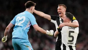 Newcastle end their wait for a trophy with Wembley win over Liverpool