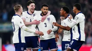 Reece James’ fabulous free-kick sets England on course to ease past Latvia