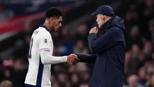 Thomas Tuchel says Jude Bellingham ‘lucky’ not to see red as England beat Latvia