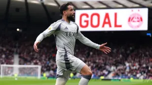 Aberdeen reach Scottish Cup final as Oday Dabbagh sees off Hearts in extra time