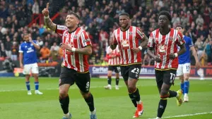 Blades cut gap to automatic promotion places with victory over lowly Cardiff