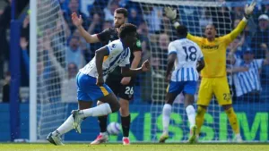 Brighton leave it late to pile more misery on West Ham boss Graham Potter