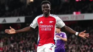 Bukayo Saka scores on his comeback from injury as Arsenal beat Fulham