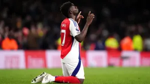 Bukayo Saka’s ‘beautiful moment’ delights Mikel Arteta
