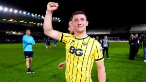 Cameron Brannagan’s incredible free-kick earned Oxford a crucial 1-1 draw at Cardiff (John Walton/PA)