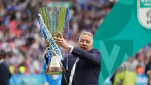 Darren Ferguson toasts record-breaking Peterborough after EFL Trophy success