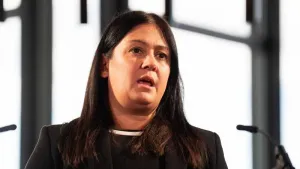 Culture Secretary Lisa Nandy, pictured, says David Kogan is the “outstanding candidate” to chair football’s new independent 