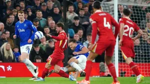 David Moyes: James Tarkowski lucky not to see red for Alexis Mac Allister tackle