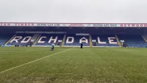 Devante Rodney at the double as Rochdale seal play-off spot in style