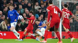 Everton condemn abuse directed at James Tarkowski following derby challenge
